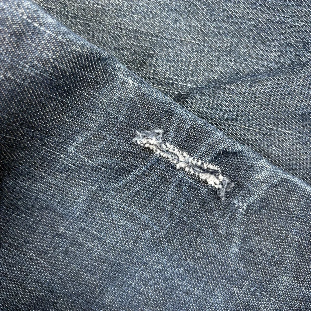 Diesel Jeans Mens 31x34 Blue Zatiny Regular Bootcut Distressed Button Fly 0088Z
